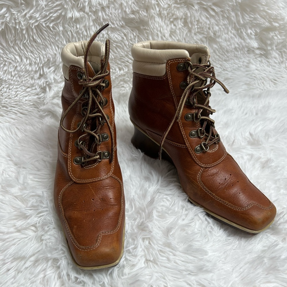 Timberland Wedge Square Toe Vintage Boot